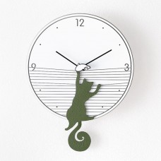 Настенные часы Mandelda CATS - Green