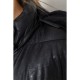 Куртка жіноча екошкіра, колір чорний, 244R1797