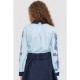 Блуза для дівчаток святкова, колір синьо-блакитний, 172R026