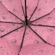 Жіноча парасолька напівавтомат на 9 спиць антивітер з бульбашками від Toprain, ніжно-рожева, TR0541-8