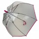 Дитяча парасолька-тростина прозора від Fiaba з рожевою ручкою, К0312-3
