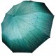 Жіноча парасолька напівавтомат із принтом крапель від Bellissimo, антивітер, бірюзова М0627-4