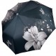 Жіноча автоматична парасолька на 9 спиць із принтом Ейфелева Вежа та квіти від Susino, сіра, 03026-4