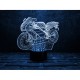 Змінна пластина для 3D світильників "Мотоцикл 2" 3DTOYSLAMP