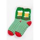 Шкарпетки-валенки теплі, вовняні, колір зелений, 151R2035
