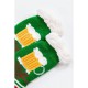 Шкарпетки-валенки теплі, вовняні, колір зелений, 151R2035