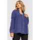 Блуза жіноча в горох, колір синій, 102R306