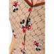 Піжама жіноча з принтом, колір бежевий, 219RP- 241