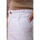 Джинсовая мини-юбка, белого цвета, 164R2114