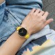 Годинник ZIZ Мінімалізм чорний (жовтий, золото)