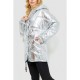 Куртка женская, цвет серебристый, 235R5808
