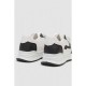 Кросівки жіночі екошкіра, колір чорно-білий, 243R186- 131