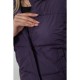 Жилет жіночий з капюшоном, колір темно-фіолетовий, 243R20232