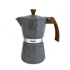 Гейзерна кавоварка Magio MG-1010 150 мл на 3 чашки сіра