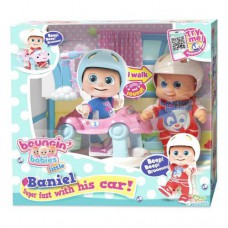 Маленька лялька-пупс "Bouncinʼ Babies Baniel little" з ходунками