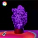 3D нічник GENSHIN IMPACT "Нілу" (ЗБІЛЬШЕНЕ ЗОБРАЖЕННЯ) подарункова упаковка + 16 кольорів + пульт ДУ