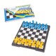 Шашки и шахматы 2 в 1 "Патриот" желто-голубые