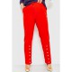 Жіночі класичні брюки, прямого крою, колір Червоний, 102R287