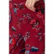 Штани жіночі вільного крою, колір бордовий, 244R050