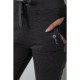 Спорт штани жіночі, колір темно-сірий, 244R514
