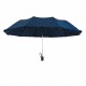 Жіноча парасолька напівавтомат у горошок із рюшею SL, синя, 033057-5