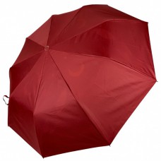 Жіноча парасолька напівавтомат з подвійною тканиною Bellissimo, бордова, 018301S-2