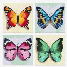 Картина за номерами "Поліптих: Весняні метелики" ★★★