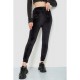 Спорт штани жіночі велюрові, колір чорний, 244R5571