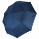 Жіноча парасолька напівавтомат із подвійною тканиною Bellissimo, темно-синя, 018301-5