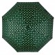 Жіноча парасолька напівавтомат від Toprain на 8 спиць із принтом, зелена, 02020-4