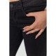 Джинси жіночі стрейч, колір чорний, 214R7060