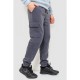 Спорт штаны мужские карго на флисе, цвет темно-серый, 241R0651
