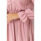 Сукня святкова, колір пудровий, 204R601