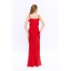 Платье - комбинация шелковая Scarlet Красный