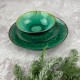 Салатник OLens Зелена лагуна JM-1154 17,5х5 см зелений