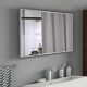 Зеркало для ванной серого цвета