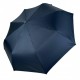 Жіноча парасолька напівавтомат з візерунком зсередини і тефлоновим просоченням Toprain, темно-синя 0480-8