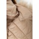 Куртка жіноча з поясом, колір бежевий, 235R803