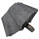 Жіноча складана парасолька напівавтомат на 9 спиць із тисненим принтом Парижа від Frei Regen, сіра, FR 03023-4