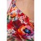 Міні-сукня у квітковий принт, червоного кольору, 167R 10