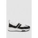 Кросівки жіночі екошкіра, колір чорно-білий, 243R186- 126