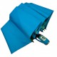 Жіноча парасолька напівавтомат з подвійною тканиною від Susino на 9 спиць, з принтом квітки всередині, блакитна, Sys 0701-3