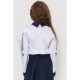 Блуза для дівчаток святкова, колір синьо-білий, 172R026