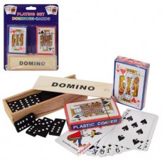 Настільна гра "Доміно та дві колоди карт"