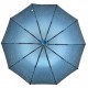 Жіноча парасолька напівавтомат із принтом крапель від Bellissimo, антивітер, блакитна М0627-5