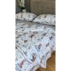 Детское постельное белье Медвежонок/св. серый, Turkish flannel