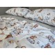 Детское постельное белье Медвежонок/св. серый, Turkish flannel