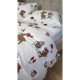 Комплект постельного белья Гостинцы/белый, Turkish flannel