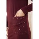 Сукня жіноча міні, колір Сливовий, 102R179