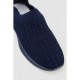 Слипоны мужские текстиль, цвет темно-синий, 243RH61